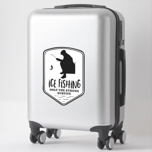 アイス魚釣りストロング生き延び引用文冬アウトドア シール (スーツケース)