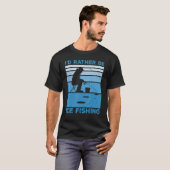 アイス魚釣りフィッシャーアイス魚釣りアイスF Tシャツ (正面フル)