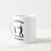 アイス魚釣り コーヒーマグカップ (正面左)