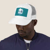 アイス魚釣り – 冬漁師デザイン キャップ (インサイチュ)