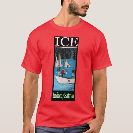 アイス・インディカ・サティバ Tシャツ (正面)