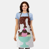 アイス❤️クリーム エプロン (着用した状態)