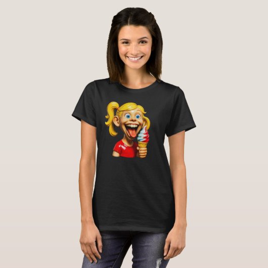 アイス・クリーム・ラフ・ティー Tシャツ (正面フル)