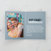 アイス グラム シャンパン レトロ ニュイヤー フォト シーズンカード (内部)