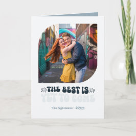 アイス グラム シャンパン レトロ ニューヨール フォト シーズンカード