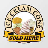 アイス コーン ウィンドウサイン (シート)