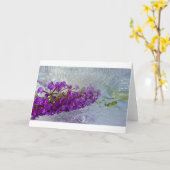 アイス・ブラック・ナイト・バタフライ・ブッシュ カード (黄色い花)