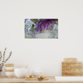 アイス・ブラック・ナイト・バタフライ・ブッシュ ポスター (キッチン)