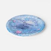 アイス&凍っていスノーフレークスウィンターワンダーランドパーティー ペーパープレート (アングル)