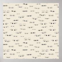 アイズおもしろいインクスケッチ素晴らしアートパターン