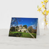 「アイズマンハウス – キッキャンキャッスル」誕生日カード カード (黄色い花)