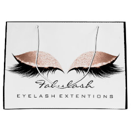 アイズラッズコーラルメイクアップグリッター美しい化粧料 ラージペーパーバッグ