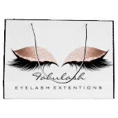 アイズラッズコーラルメイクアップグリッター美しい化粧料 ラージペーパーバッグ (裏面)