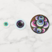 アイズ不気味ハローウィンパーティ装飾紙吹雪 コンフェッティ (裏面)