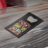 アイズ澄んシャープなヒント冷たいビールを失うことはできない – Dart クレジットカード栓抜き