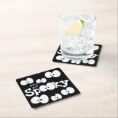 アイズ熱狂するズがハローウィンパーティを取得す不気味る スクエアペーパーコースター (インサイチュ)