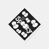 アイズ熱狂するズがハローウィンパーティを取得す不気味る スタンダードカクテルナプキン (角)