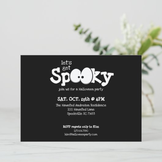 アイズ熱狂するズがハローウィンパーティを取得す不気味る 招待状 (スタンド正面)