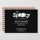 アイズ熱狂するズがハローウィンパーティを取得す不気味る 招待状 (正面/裏面)