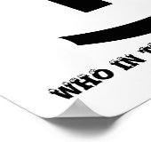 アイズ転がの絵文字の魔法鏡 ポスター (角)