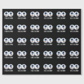 アイズ アイズ ベイビー 面白い アイス アイボール パン ラッピングペーパー (フラット)