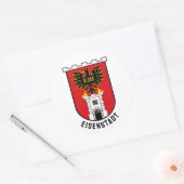 アイゼンシュタットのコート – オーストリア ラウンドシール (封筒)