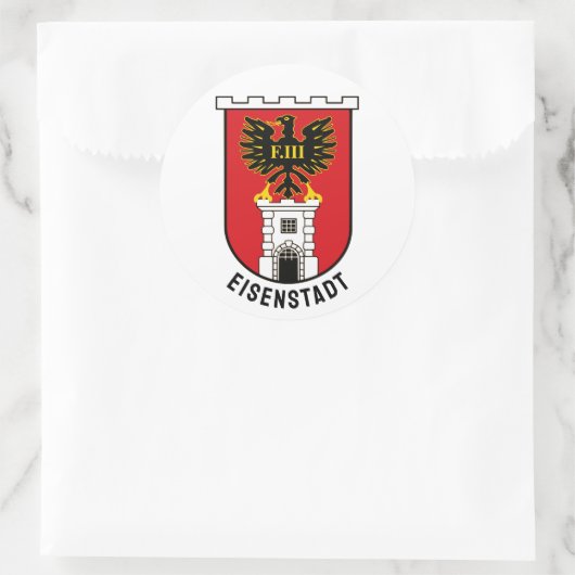 アイゼンシュタットのコート – オーストリア ラウンドシール (バッグ)