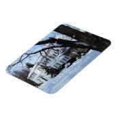 アイゼンハウアーホーム，冬，ゲチスバーグ， PA マグネット (左側)