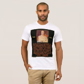 アイゼンハワーの引用文は軍産複合について警告します Tシャツ (正面フル)