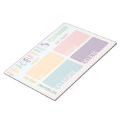 アイゼンハワーマトリックス優先順位リストメモ帳 ノートパッド (アングル)