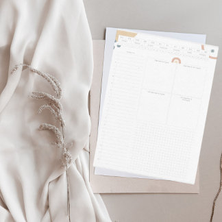 アイゼンハワーマトリックス未加工デイリー ノートパッド