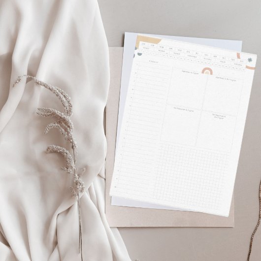 アイゼンハワーマトリックス未加工デイリー ノートパッド