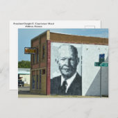アイゼンハワー大統領 ポストカード (正面/裏面)