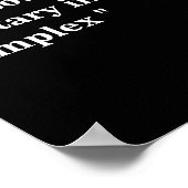 アイゼンハワー引用文オン軍隊産業団地 ポスター (角)