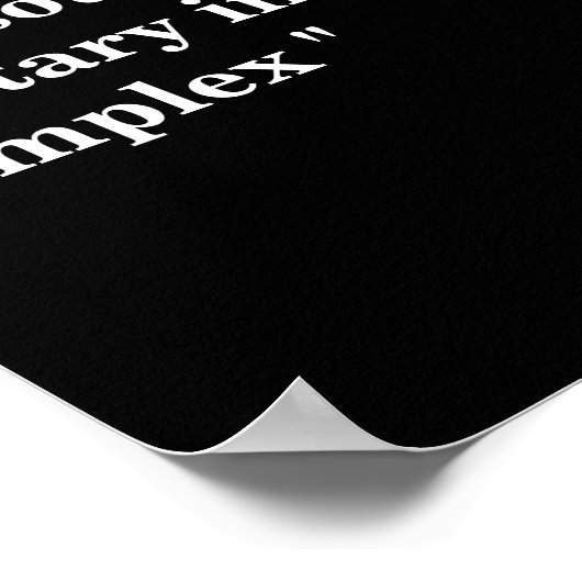 アイゼンハワー引用文オン軍隊産業団地 ポスター (角)