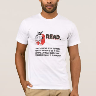 アイゼンハ読ワーブックスブックバーナ引用文 Tシャツ
