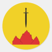 アイゼンファーのポピュレースバッジのシャー ラウンドシール (正面)