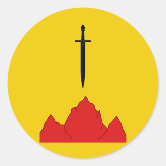 アイゼンファーのポピュレースバッジのシャー ラウンドシール (正面)