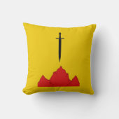 アイゼンフィールポピュレースバッジのシャー クッション (正面)