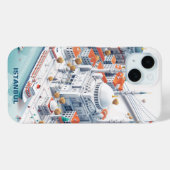 アイソメイスタンブール旅行 Case-Mate iPhoneケース (裏面 (横))