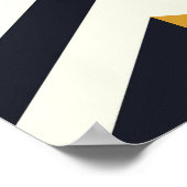 アイソメシームレスパターナート、デコ、パターン、シープル ポスター (角)