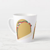 アイソメタコス外食レストラン カフェラテマグ (左アングル)