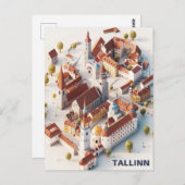 アイソメトリックタリントラベルポストカード ポストカード (正面/裏面)