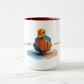 アイソメトリック木製アヒル マグカップ (中央)