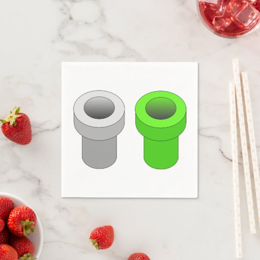 アイソメパイプ紙ナプキン スタンダードカクテルナプキン (インサイチュ)