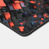 アイソメメータ（黒） デスクマット (コーナー)