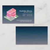 アイソメ実在トエステートエージェントホーム 名刺 (正面/裏面)