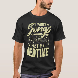 アイソン書グス過去マイベッドタイムソングライターギフト Tシャツ