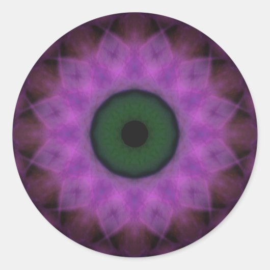 アイソーパープルイザードアイ ラウンドシール (正面)