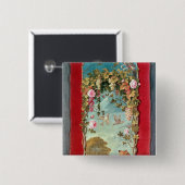 アイソーポスの寓話キツネおよびブドウ 缶バッジ (正面&裏面)